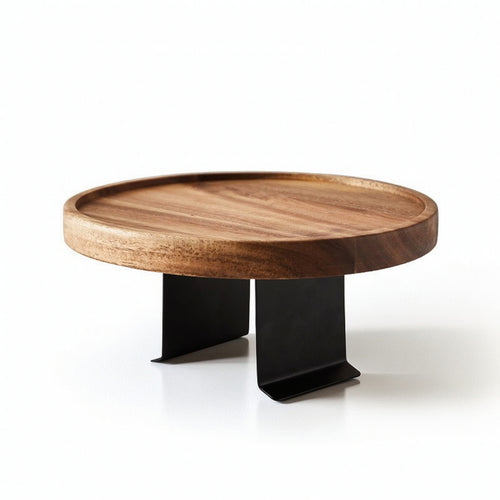 Sofa Armrest Tray Round Sofa Arm Tray Space-Saving Couch Arm Table for Reading Corner