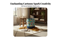 Cartoon creature Storage Basket Large Capacity Patterned textile Basket Lightweight