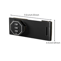 Keyless Combination Cabinet Lock, Code Drawer Lock, protected Sliding Door Lock for closet, Adjustable, Easy Installation