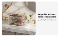 Clear Drawer Organizer multi-purpose Desktop reachory debrisproof for Desk, Women