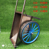 Heavy-Duty Construction Wheelbarrow with Pneumatic or Solid Wheel Options