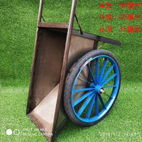 Heavy-Duty Construction Wheelbarrow with Pneumatic or Solid Wheel Options