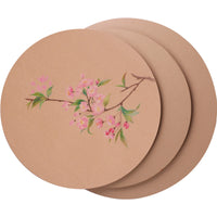 ZhongSheng Art Round Kraft Sketch Paper for Colored Pencils and Oil Pastels, Thick Cardstock