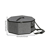 Octagonal Hat Box Zippered Octagonal Hat Carrier Strong Handles
