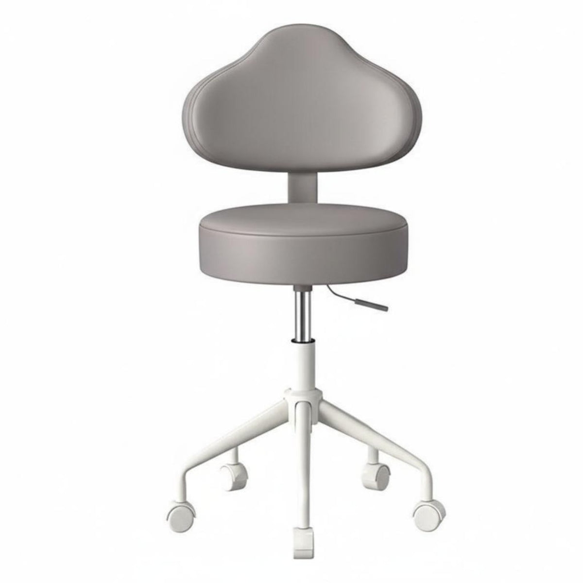 Adjustable Caster Stool with supportrest Rolling Casters for lab, Home Users