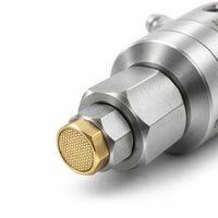 Stainless Steel Two-Fluid Mist, Gas-Water Mixing Nozzle, Industrial Spray Head,  #variant:Round Air Atomizing Nozzle with Silencer