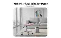 Armless Transparent rotating Chair Height Adjustable Transparent Caster Chair