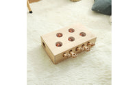 Interactive Wooden Cat Puzzle Toy Cat Puzzle Box Indoor for Kittens, Living Room
