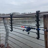 Zhenya Original Fishing Rod Storage Rack for Boat, Truck, Railings