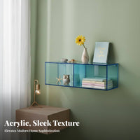 Colorful Modular Cube Modern Design Wall Shelf Customizable Combination