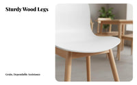 5 Pieces Round 4-Seater Table Set Minimalist Design Household Furniture for Cafe