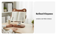 Adjustable Wooden Bookrest Multi-Functional Adjustable perusing Tray Handshandscomplimentary