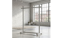 Heavy Duty Freestanding Garment Rack Sturdy Stainless Steel Garment Rack Simple Furniture Practical for Boutiques, Streamers, Bedroom, Closet