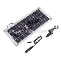 12W Portable Solar Panel Charger for Car and Mobile Devices