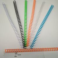 30-Hole Spiral Binding Coils for A4/A5 Quiet Books & Loose-Leaf Pages, Plastic Single Wire Binding Rings