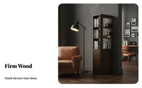 Space-Saving Slim Narrow Bookshelf Multi-Functional Slim Storage Unit Multifunctional Shelving Unit Sturdy Structure for Apartment Dwellers, Homeowners, Students, Living Room, Narrow Areas, Kitchen, Small Corners