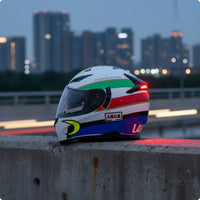 Ready Full Face Helmet | DOT Certified with Clear Visor, for Motorcycling