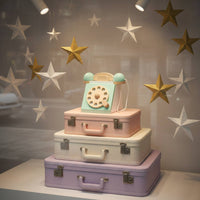 Wooden Rotary Telephone Toy Decorative Retro Wooden Rotating Number Wheel Phone Retro Rotating Number Wheel Phone Toy Sleek