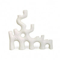 Candlestick Sculpture Sculptural Tree Candle Holder Decorative Resin Candlestick for Entryway Console