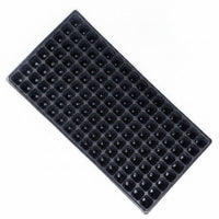 10 Pieces Seedling Tray Compartmented Starting Tray Black for Growers, Gardeners