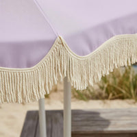 Tassel Patio Umbrella Foldable Sun Umbrella Lightweight