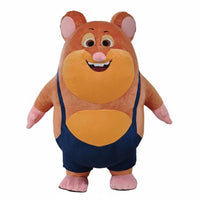 ambulatory Hamster Costume Full torso Coverage Blow-up Hamster Suit for Event Staff