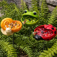 Animal Bee Water Feeder Resin Craft Garden Decoration