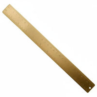 Laser Engraved Brass Ruler Copper Straightedge Vintage Design Ruler for Architects