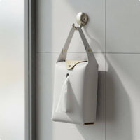 Wall Mount Tissue Cover Multi-Functional Household Storage Snap Button Closure for Dining Table