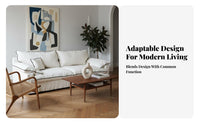 CumulusShaped Sofa Nordic design Living Room Seating Removable and cleanable Cover Couch for Apartment Dwellers, Homeowners, Lounge Area