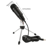 Mini USB Condenser Microphone for Computer Voice Chat, Karaoke, and Gaming - No Sound Card Needed