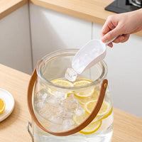 Large Capacity Household Beverage Dispenser with Electroplated Faucet, Food-Grade Plastic Tea Water Separator for Summer Ice Drinks