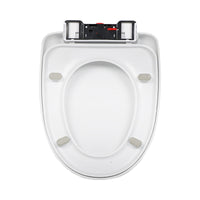 Toilet Seat Cover with Soft Close Hinge, Thickened Universal U/V/O Shape