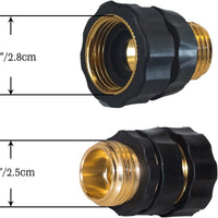 Garden Hose Connector 3/4 Inch Quick Connect Set for Watering