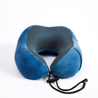 Memory Foam Travel Neck Pillow for Airplane and Office Use, U-Shaped Cervical Support Pillow