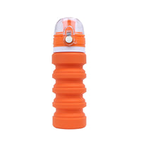 Collapsible Silicone Water Bottle for Travel and Outdoor Activities, 400ml
