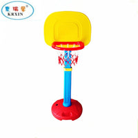 Adjustable Height Plastic Basketball Hoop for Kids, Indoor Outdoor Mini Portable Water-Filled Base Sports Equipment