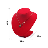 Necklace Bust Display Stand Rectangular Necklace Display Bust for Jewelers, Photography Studios, Boutiques