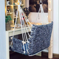 Indoor/Outdoor Hanging Chair for Dorms, Bedrooms, and Kids - Single Person Swing Hammock