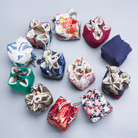 Jian Zhan Teacup Storage Bag Linen Portable Travel Pouch for Single Cup or Teapot