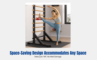 Wall Bars, Indoor Pull-Up Bar, Multi-Functional Training Station for Children, Home Gym, Rehabilitation Equipment, Space-Saving, Beech Wood