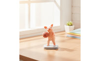 Resin Pig Figurine with Basketball Cute Pig Figurine Small Ornament Funny for Collectors
