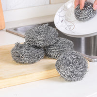 Heavy-Duty Stainless Steel Scrubber for Kitchen and Household Cleaning