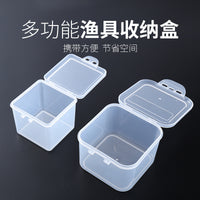 Clear Plastic Storage Box, Waterproof Fishing Tackle Box for Fishing Accessories & Supplies