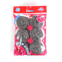 Heavy-Duty Stainless Steel Scrubber for Kitchen and Household Cleaning