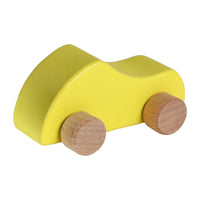 Smooth Wooden Toy Car with Wheels Compact Wooden Toy Car Lightweight Toys Easy-to-Grasp for Fine Motor Practice