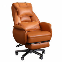 Reclining Computer Chair Support Padded Armrests for Executives, Students