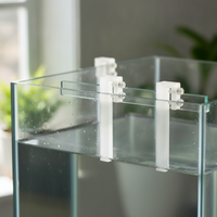 Aquarium L-Shaped Divider Clips for Fish Tank Turtle Tank