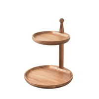 Wooden Organizer with Trays Versatile Tiered Tray Small Valet Tray for Dresser
