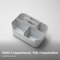 Multi-Compartment Basket with Handle Space-Saving Household Storage long-lasting
